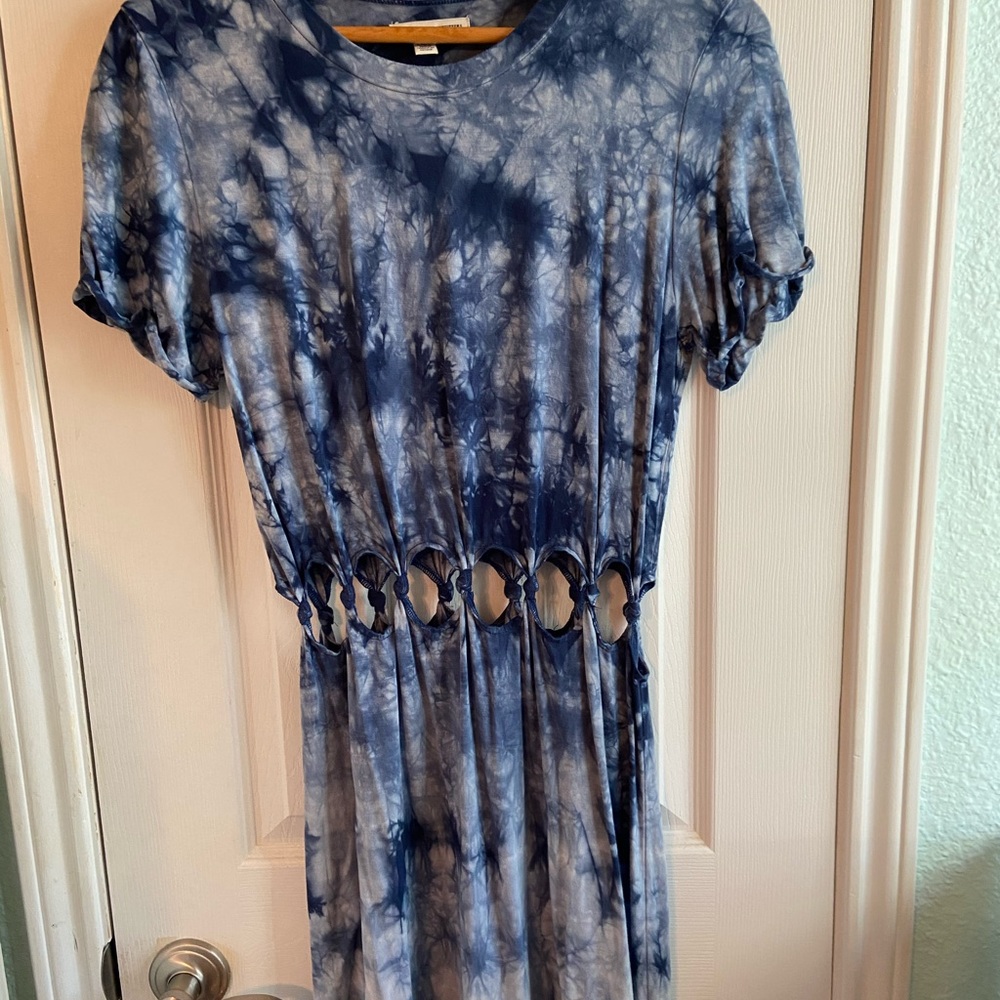 American eagle tye-dye cute out dress